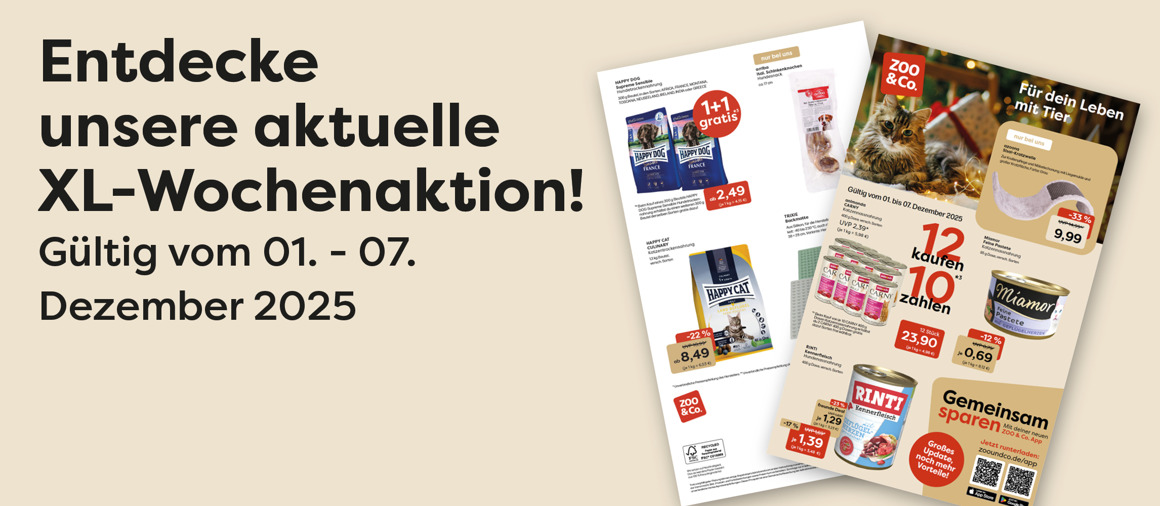 Entdecke unsere aktuelle XL-Wochenaktion vom 01. - 07.12.2025!